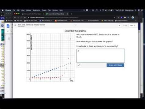 Intro to Exponential Functions (Desmos: Avi and Benita's Repair .